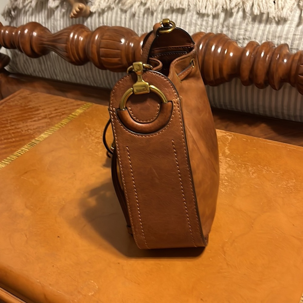 COPY - Frye leather Drawstring Bucket Crossbody Handbag - Picture 2 of 6